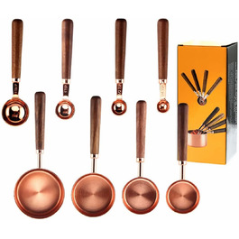 Ciieeo 1 Baking Tools Measuring Cups The Cook Accurate Liquids Liquids Saucer Teaspoon Cutlery Pet Machine Measuring Spoons and Cups Measuring Spoons Baking Stainless Steel Golden