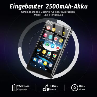 MP3 плеєр 160GB з Bluetooth та WiFi, 5