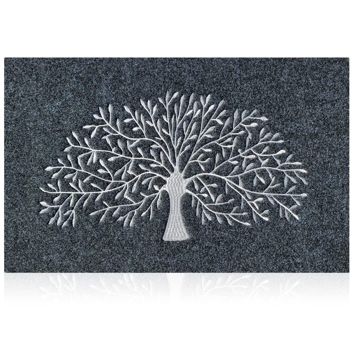Килимок для дому Baum & Grau Tree of Life (60x90 см) з неслизьким покриттям для входу, коридору, кухні