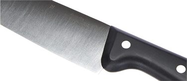Набір ножів WMF Classic Line 7-piece з підставкою, включає 5 ножів, точилка, дерев'яна підставка з бука, леза зі спеціальної сталі, чорний колір (сантоку)