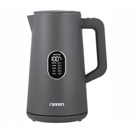 Електричний чайник Raven EC024A, 1800 Вт, 1,5 л, сірий