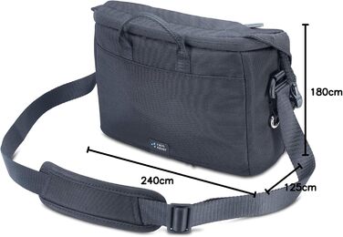 Рюкзак Vanguard Veo GO 42M KG для фотообладнання (24M, сумка через плече, чорний)