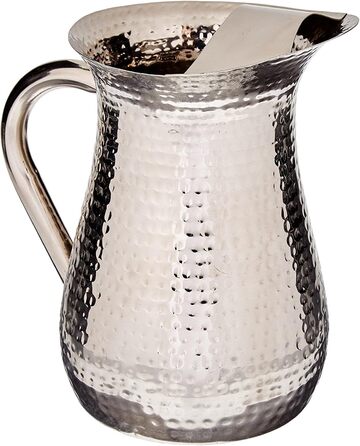 Hammered 72-Ounce Stainless Steel Pitcher