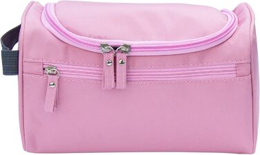 Косметичка для подорожей - універсальна косметичка для чоловіків та жінок, сумочка для гігієнічних засобів, рожева