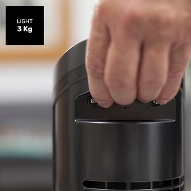 Турбовентилятор Taurus TF780, білий з пультом керування, сірий, 45W, 74 см