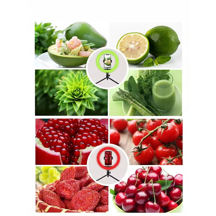 Кільцева LED-лампа 60W 35см з пультом та штативом 200см для макіяжу та YouTube