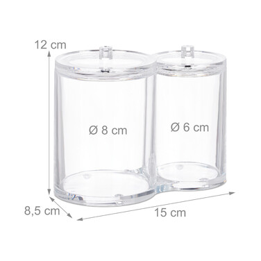 Relaxdays Double Acrylic Organizer