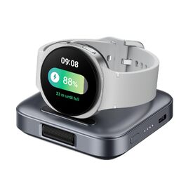 Індукційна зарядна станція для Samsung Galaxy Watch 8, колір тех-сірий (не підходить для Watch Ultra 2/9)