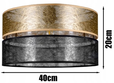Підлогова лампа Glimex MODERN E27 60 Вт, бежевий, чорний, жовтий