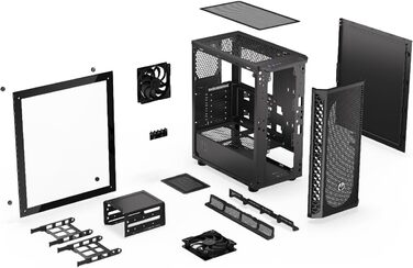 Корпус для ПК ENDORFY Signum 300 Solid з Mesh-панеллю, 1 вентилятор PWM, фільтри проти пилу, ATX