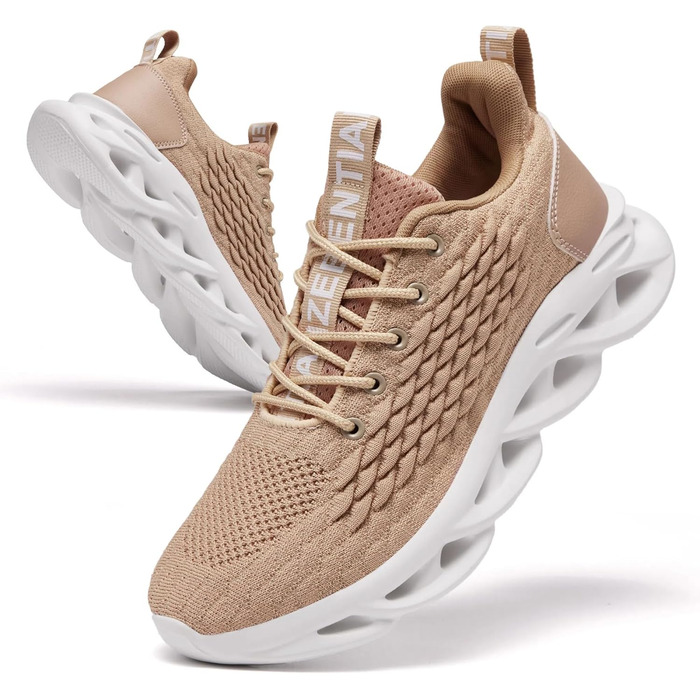 Чоловічі кросівки для бігу, тенісу та фітнесу. Легкі, дихаючі, спортивні, коричневі (41 EU)