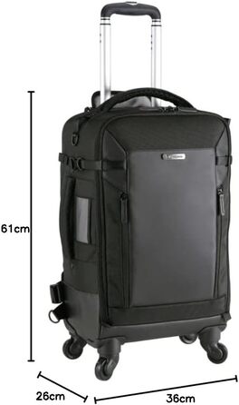 Рюкзак Vanguard Veo Select 37BRM GR для фотообладнання, зелений (чорний, 58T) - рюкзак та тележка