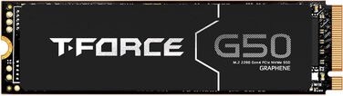 TEAMGROUP T-Force G50 2TB NVMe SSD PCIe Gen4x4 з 3D TLC NAND, SLC-кешуванням та графеним охолодженням для геймінгу (5000/4500 MB/s)
