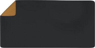 CSL Килимок для миші XXL для столу з екошкіри та корку 800x400 мм – чорний