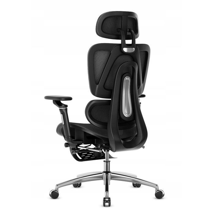 Ергономічне офісне крісло з підножкою MarkAdler Expert 7.9 Black, до 150 кг