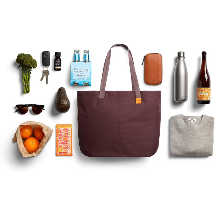 Сумка-шопер Bellroy Market Tote для покупок, бордова