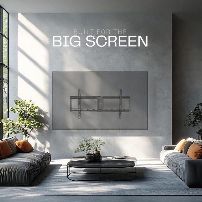 Настінне кріплення VIVO для LCD/LED телевізора 60-100 дюймів, VESA, чорне - MOUNT-VW100F