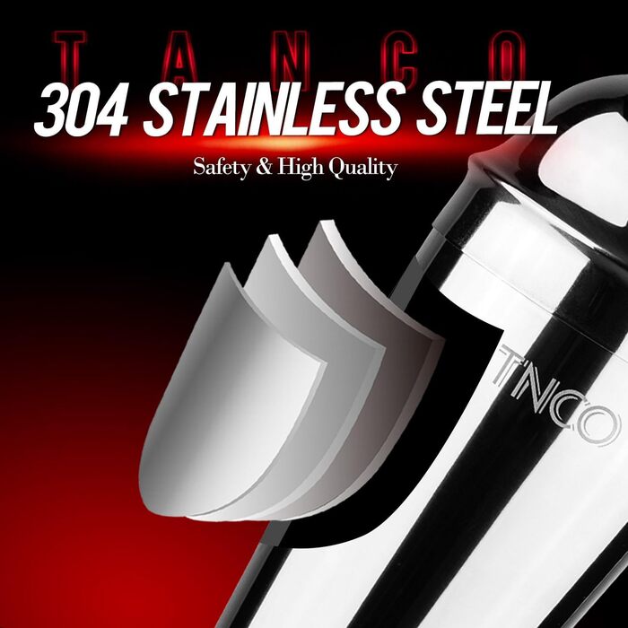 Набір бармена Mixology Barkeeper: шейкер для коктейлів, 8 предметів, з дерев'яною підставкою, аксесуари для приготування коктейлів (срібний)