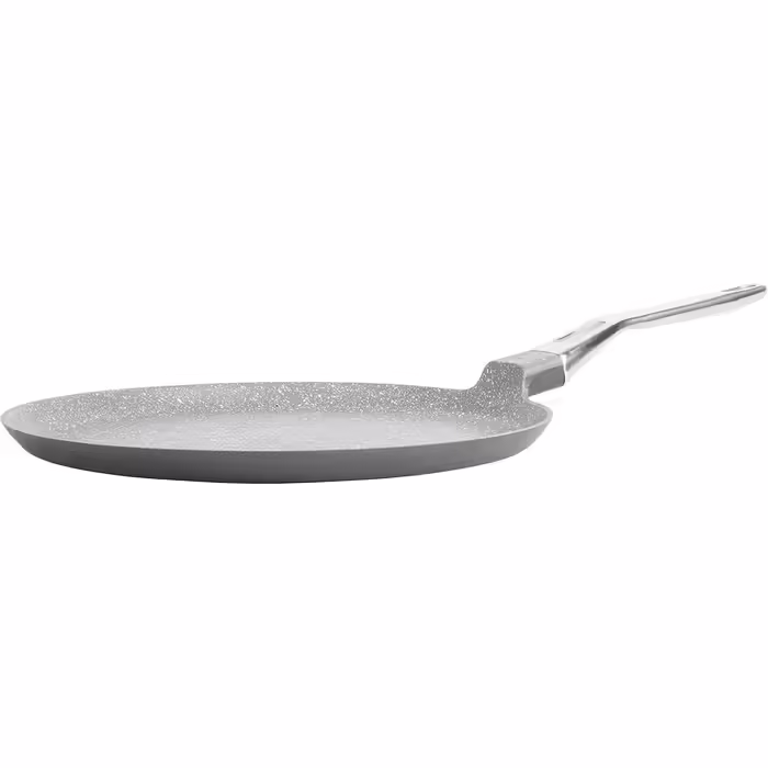 MasterClass Induction-Compatible Non-Stick Pancake & Crepe Pan, Die-Cast Aluminum, 28 cm, Grey