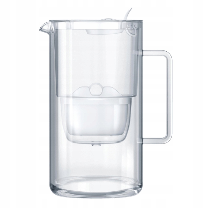 Скляний фільтр-кувшин Aquaphor Glass, білий + 4 фільтри Maxfor+ Mg