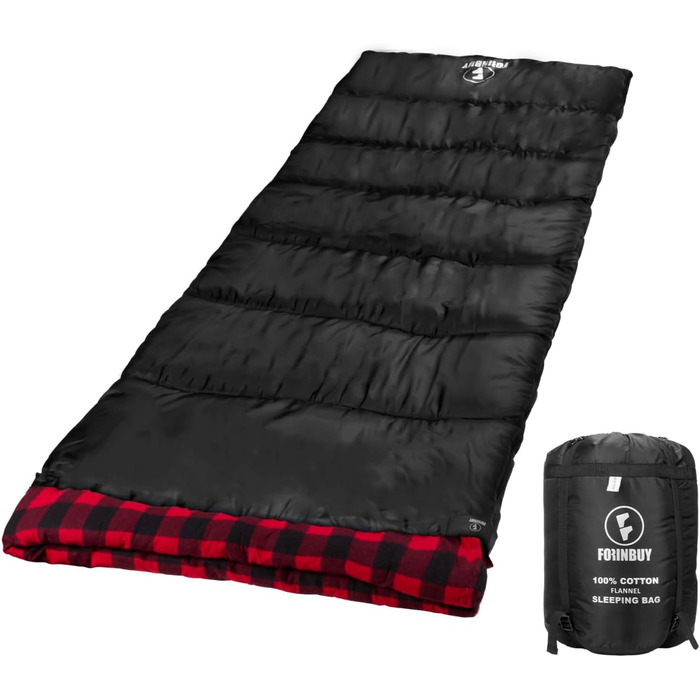 Спальний мішок фланелевий теплий 3-4 сезони XXL з бавовняним підкладом для дорослих, відпочинку на природі, риболовлі, кемпінгу, походів, легкий для дому та вулиці. Синій з наповнювачем 2lbs (Червоний з наповнювачем 2lbs)
