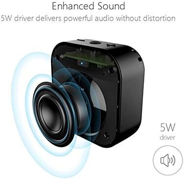 MIFA A1 Mini Bluetooth колонка, TWS, 15 год, IP56, чорна