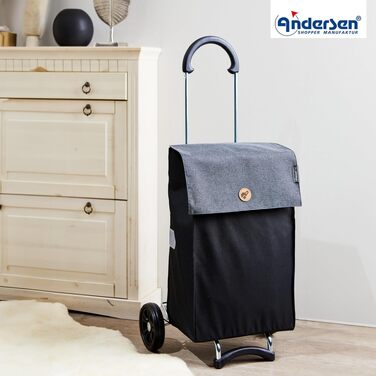 Сумка-візок для покупок ANDERSEN Scala Shopper Hera, чорна