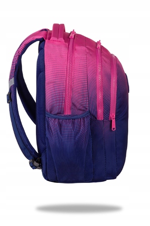 Багатовідсіковий шкільний рюкзак CoolPack, синій/рожевий, 21 л