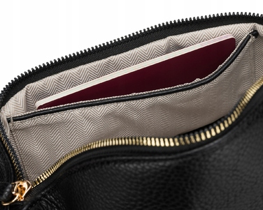 Сумка-бананка через плече Peterson PTN MIS-15-5379-BLAC, чорна