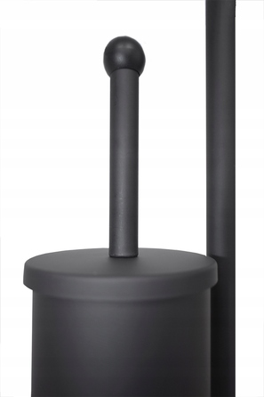 Підставка для ванної кімнати модель 104 з тримачем для паперу та йоржиком для унітаза, срібляста