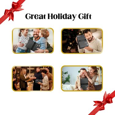 Чохол для сигар, переносний шкіряний гумодор, з запальничкою, вміщує до 6 сигар, чудовий подарунок для чоловіків (без сигар), чорний