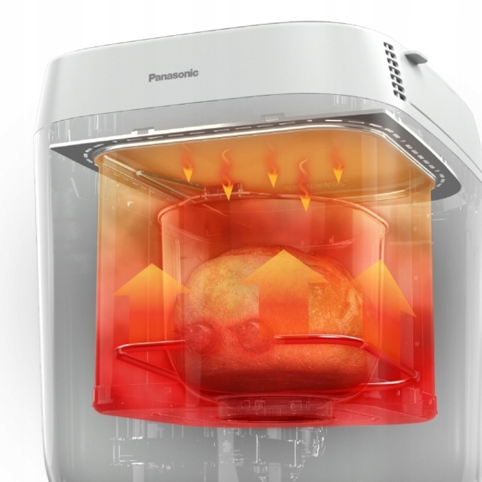 Хлібопічка Panasonic Croustina, біла, 700 Вт