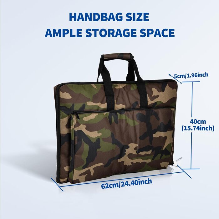 Bingfu Travel Bag for Starlink Gen3 Satellite Internet Kit – Double Pocket Design for Antenna, Ethernet Cable, Router, Power Supply – Ideal for RV Camping and Outdoor Use, Camouflage Pattern