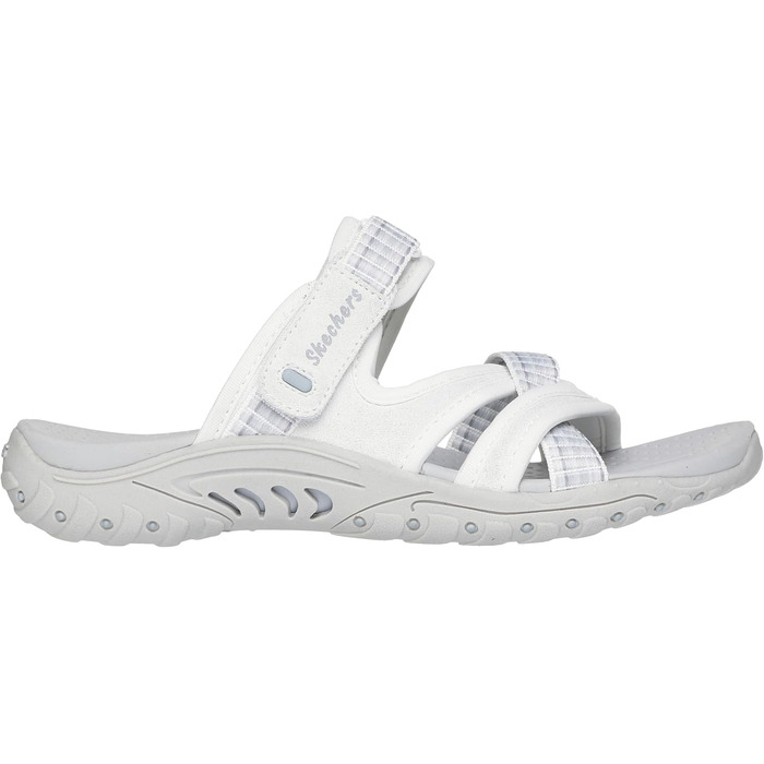 Сандалі Skechers Reggae Damen - білі слайдери 39 EU для жінок, Opulenter Garten