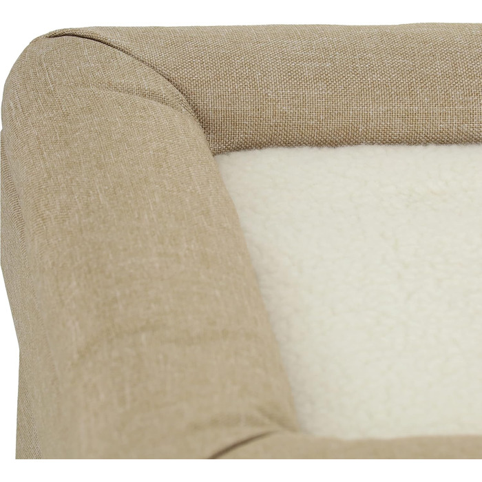 Кігтечка для котів Relaxdays, будиночок для котів, 2 поверхи, складана, 44x40x40 см, коричневий/білий