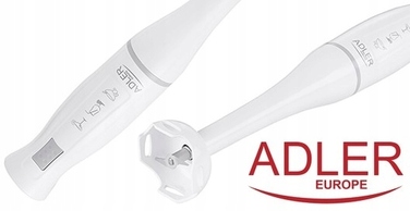 Ручний блендер ADLER AD4622, 300 Вт, білий