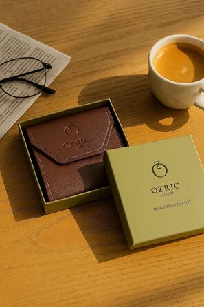 Набір для манікюру та педикюру Ozric 7 предметів з нержавіючої сталі: ножиці, пінцет, кусачки для кутикули, пилочка, обрізач для нігтів, очисник + чохол з PU-шкіри для жінок та чоловіків