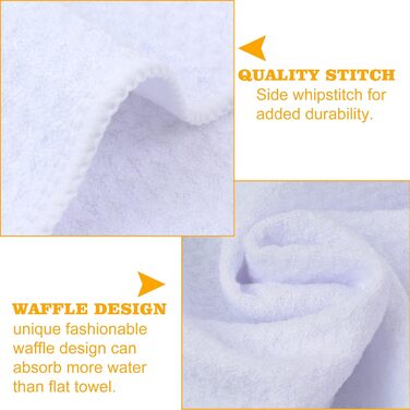 Рушник мікрофібри Sunland: спортивний, для подорожей, 40x80 см, ультрам'який, швидковисихаючий (білий)