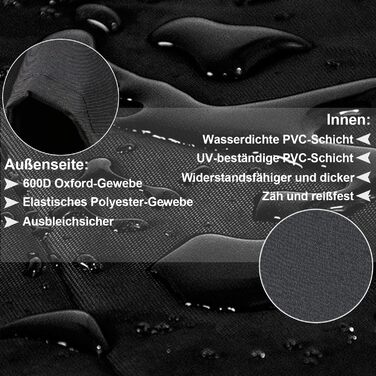 Чохол для гриля Weber Q100/Q200/Q1000/Q1200/Q1400/Q2000/Q2200/Q2400 на візку, водонепроникний, зносостійкий 600D Oxford, захисна кришка для барбекю з переносною підставкою