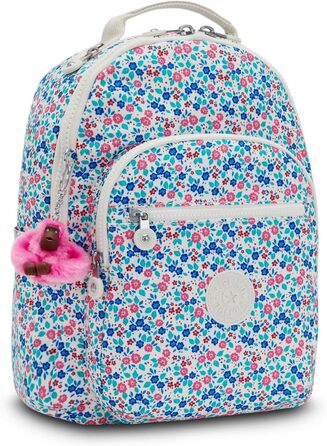 Рюкзак Kipling Seoul S малий з відділенням для ноутбука, мікроквіти