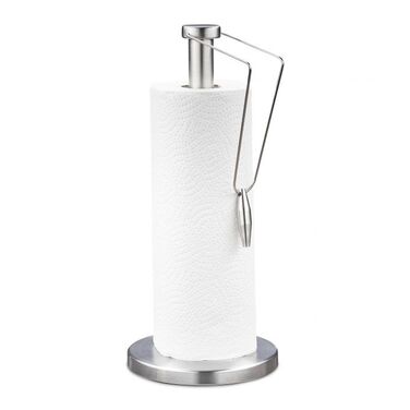 Relaxdays Stainless Steel Standing Kitchen Towel Holder