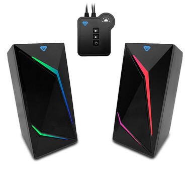Комплект акустичних колонок 2.0 Media-tech Cobra Pro Urion 8 Вт, чорний