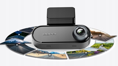 Автомобільний відеореєстратор Ddpai N5 Dual 4K UHD 140° з GPS та карткою пам'яті 128 ГБ