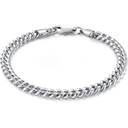 стиль: кубинські браслети-ланцюги 5 мм