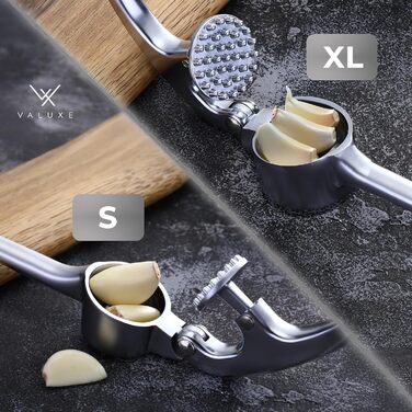 Преса для часнику VALUXE® - професійна, міцна, для посудомийної машини, велика та масивна