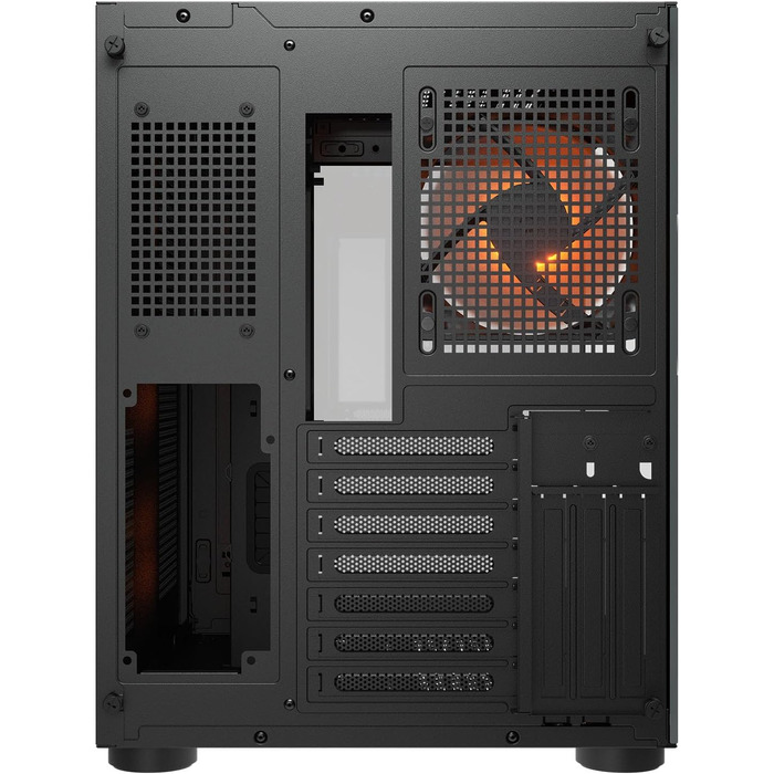 Корпус для ПК Cougar Cube Midi-Tower, загартоване скло, 3 вентилятори FV150 ARGB, чорний
