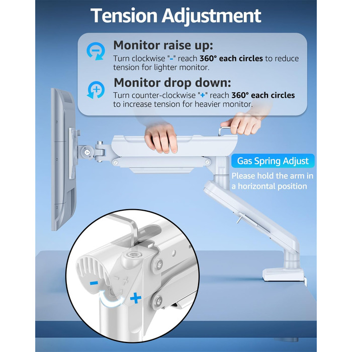 Кріплення для монітора ELIVED EV6011W: регульована підставка для моніторів 13-32
