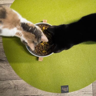 Підставка для миски SanoZoo для котів - екологічна, Made in Germany, 60x90 см, сіра