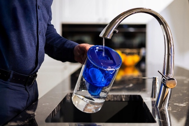 Скляний фільтр-кувшин Wessper D2 BOROSILICATE 3л, синій + 7 фільтрів