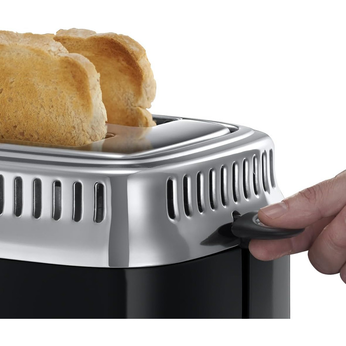 Електричний чайник Russell Hobbs 1.7л, 2400W, Retro дизайн, нержавіюча сталь, з індикатором температури та рівня води